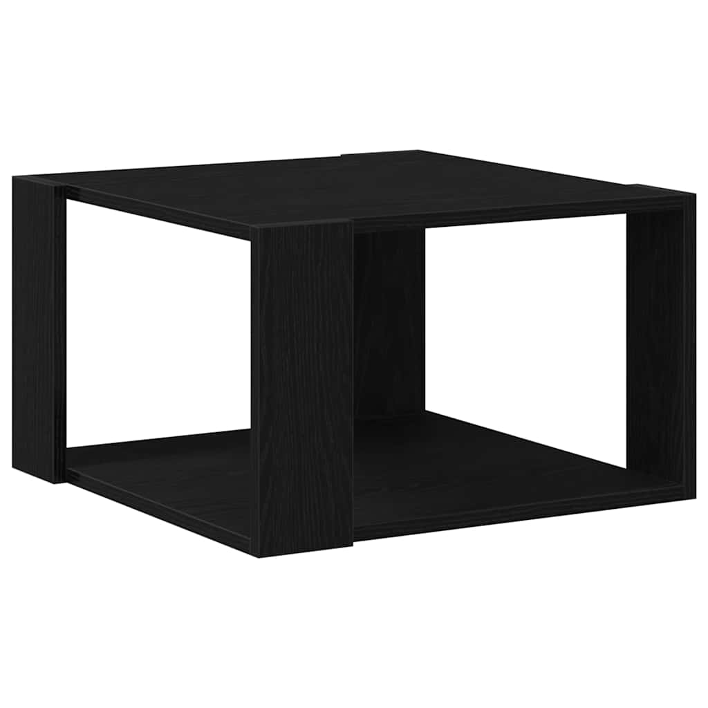 Couchtisch Schwarz Eichen-Optik 85 x 55 x 31 cm Holzwerkstoff