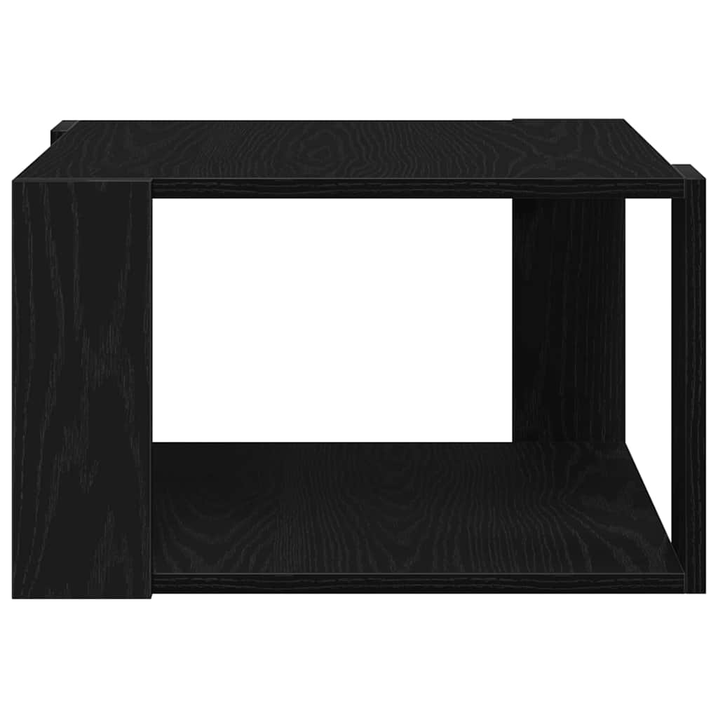Couchtisch Schwarz Eichen-Optik 85 x 55 x 31 cm Holzwerkstoff