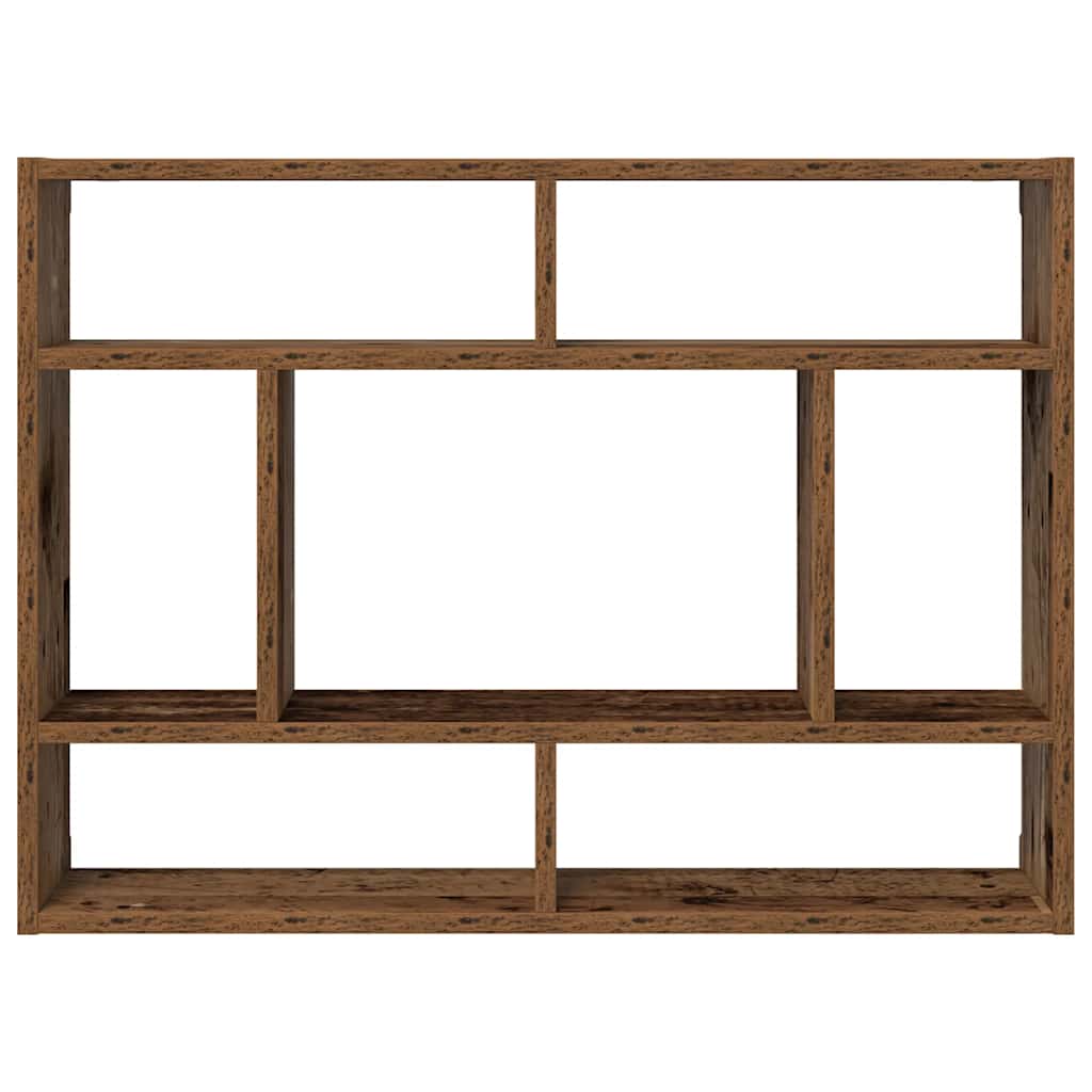 Wandregal Altholz-Optik 75x16x55 cm Holzwerkstoff