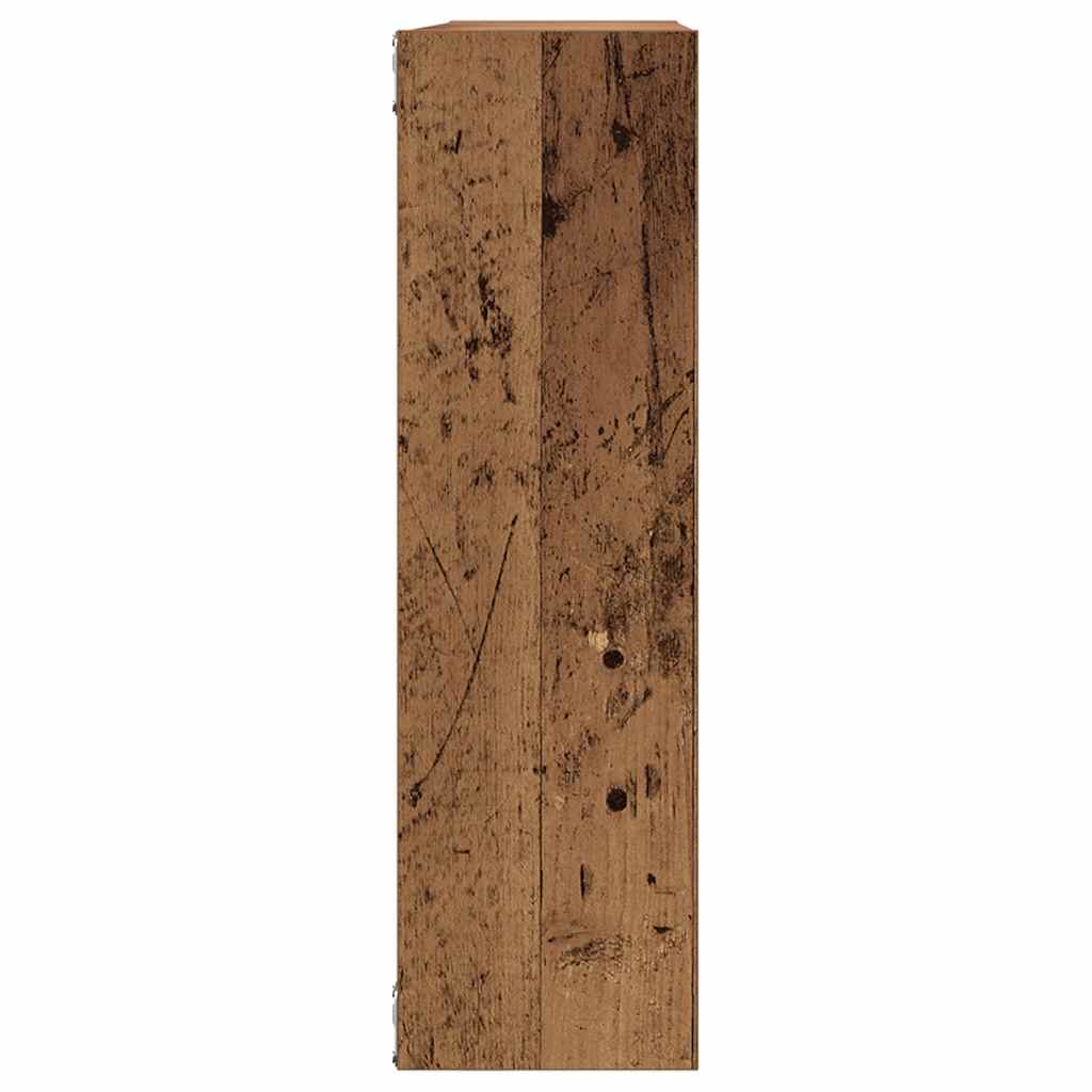 Wandregal Altholz-Optik 75x16x55 cm Holzwerkstoff