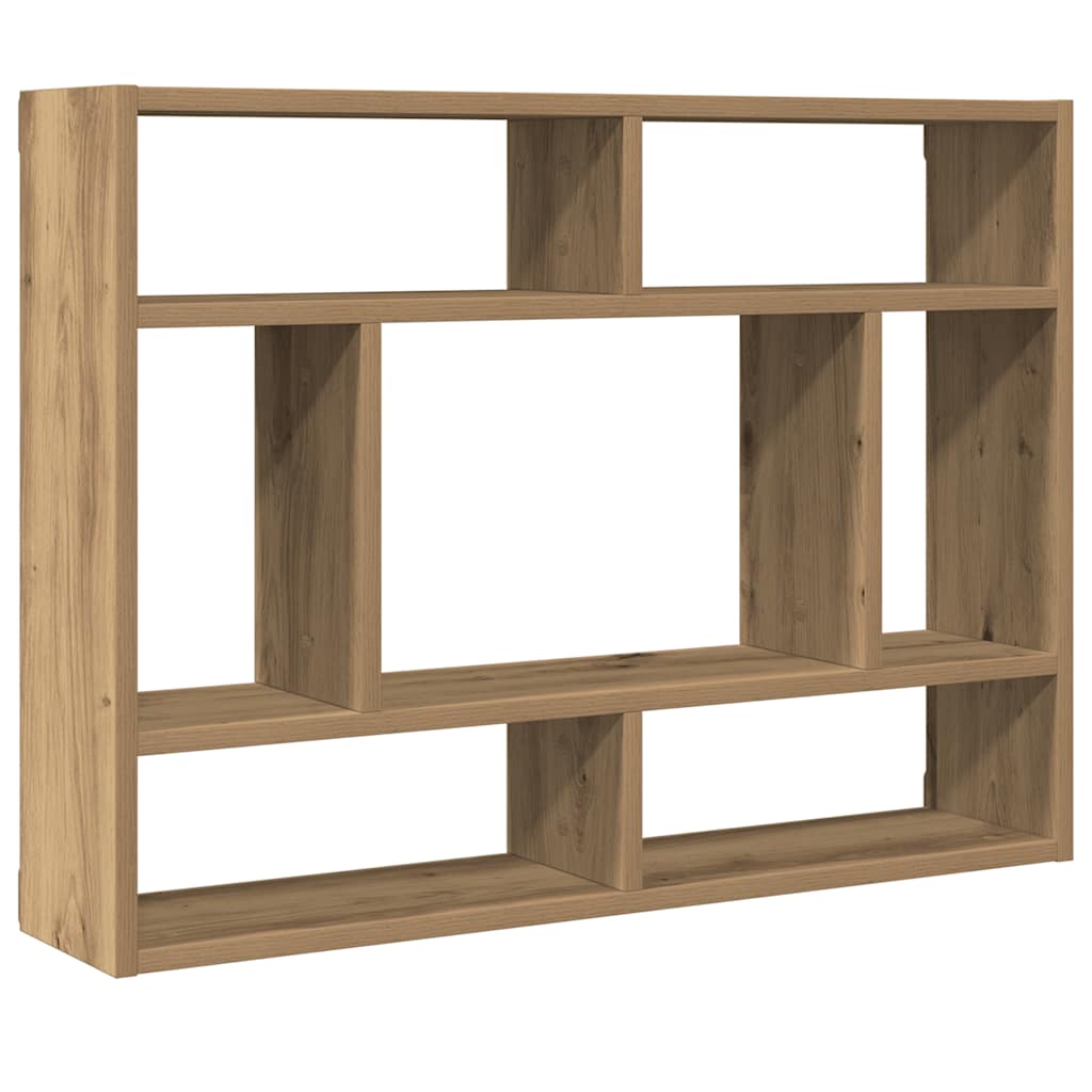 Wandregal Artisan-Eiche 75x16x55 cm Holzwerkstoff