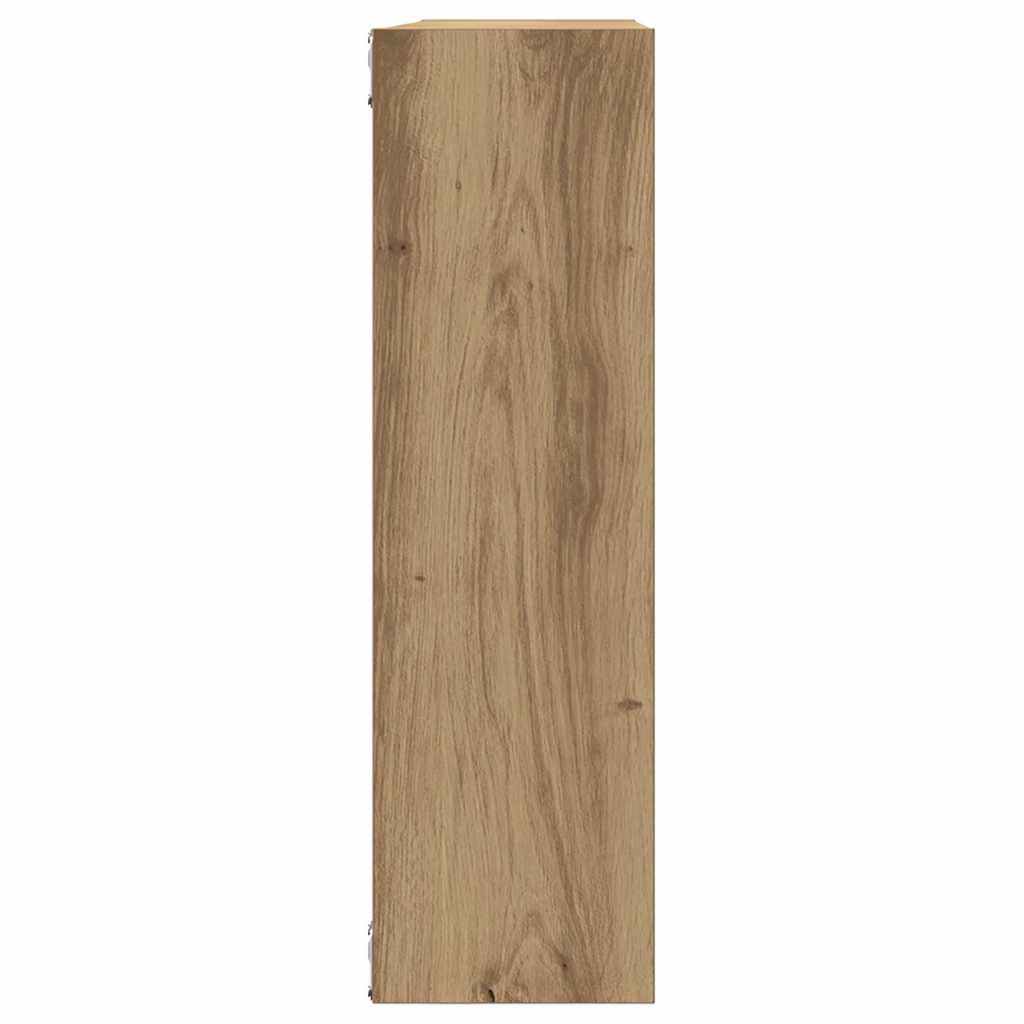 Wandregal Artisan-Eiche 75x16x55 cm Holzwerkstoff