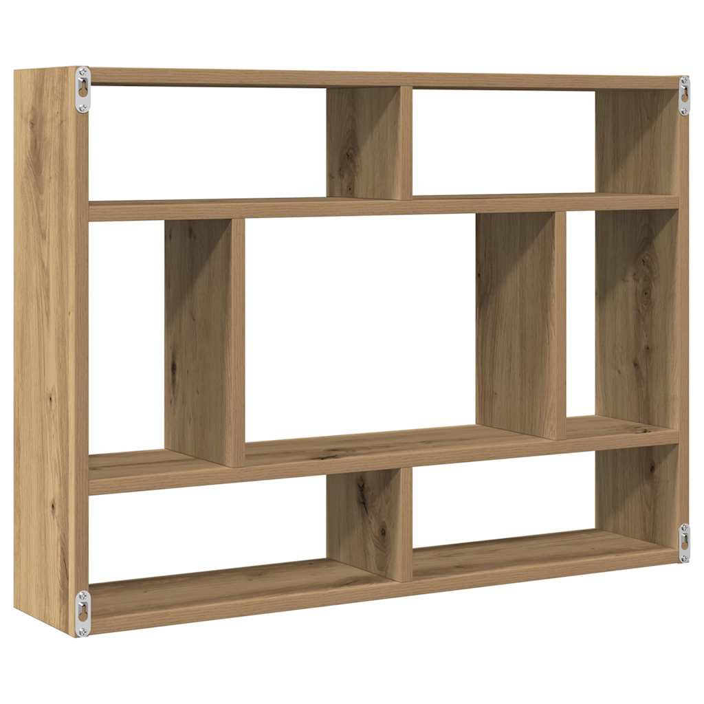 Wandregal Artisan-Eiche 75x16x55 cm Holzwerkstoff