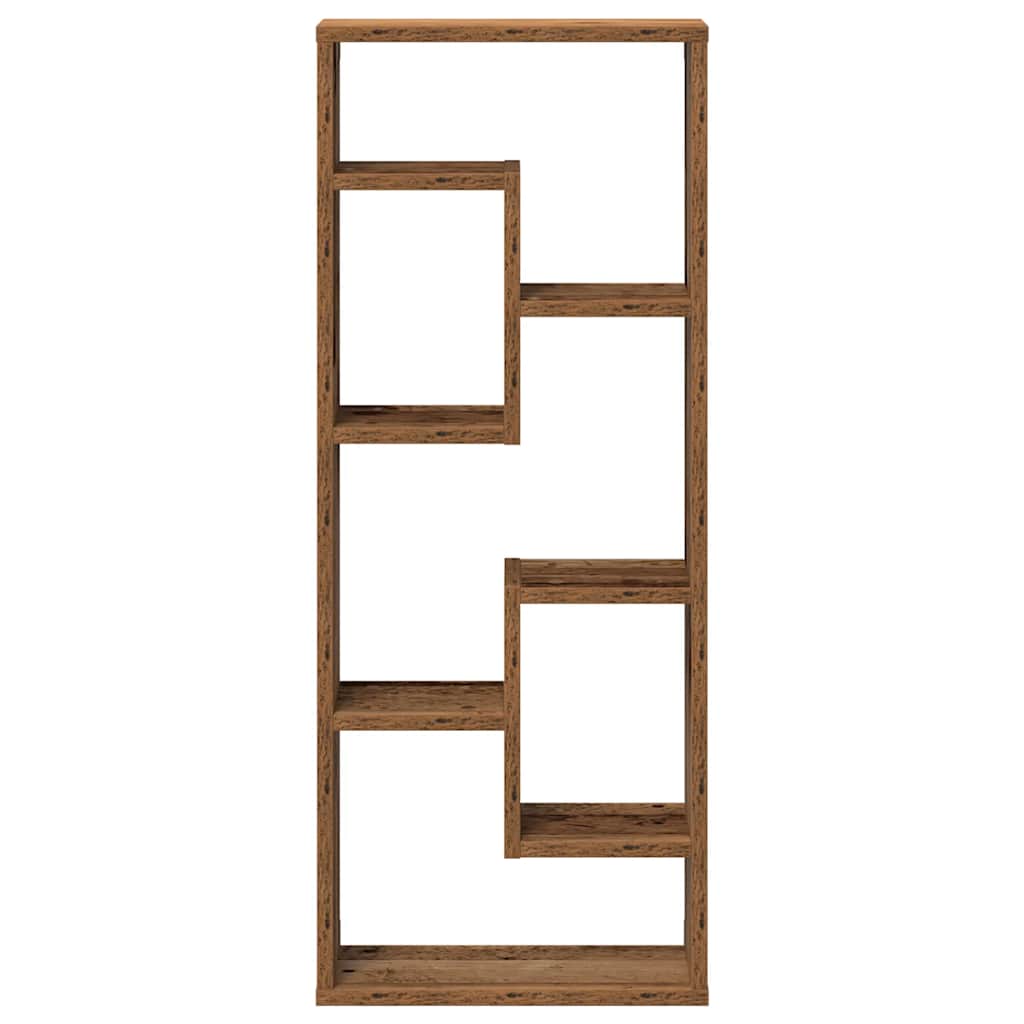 Wandregal Altholz-Optik 36x16x90 cm Holzwerkstoff