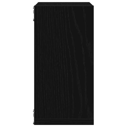 Würfel-Wandregale 6 Stk. Schwarz Eichen-Optik 30x15x30 cm