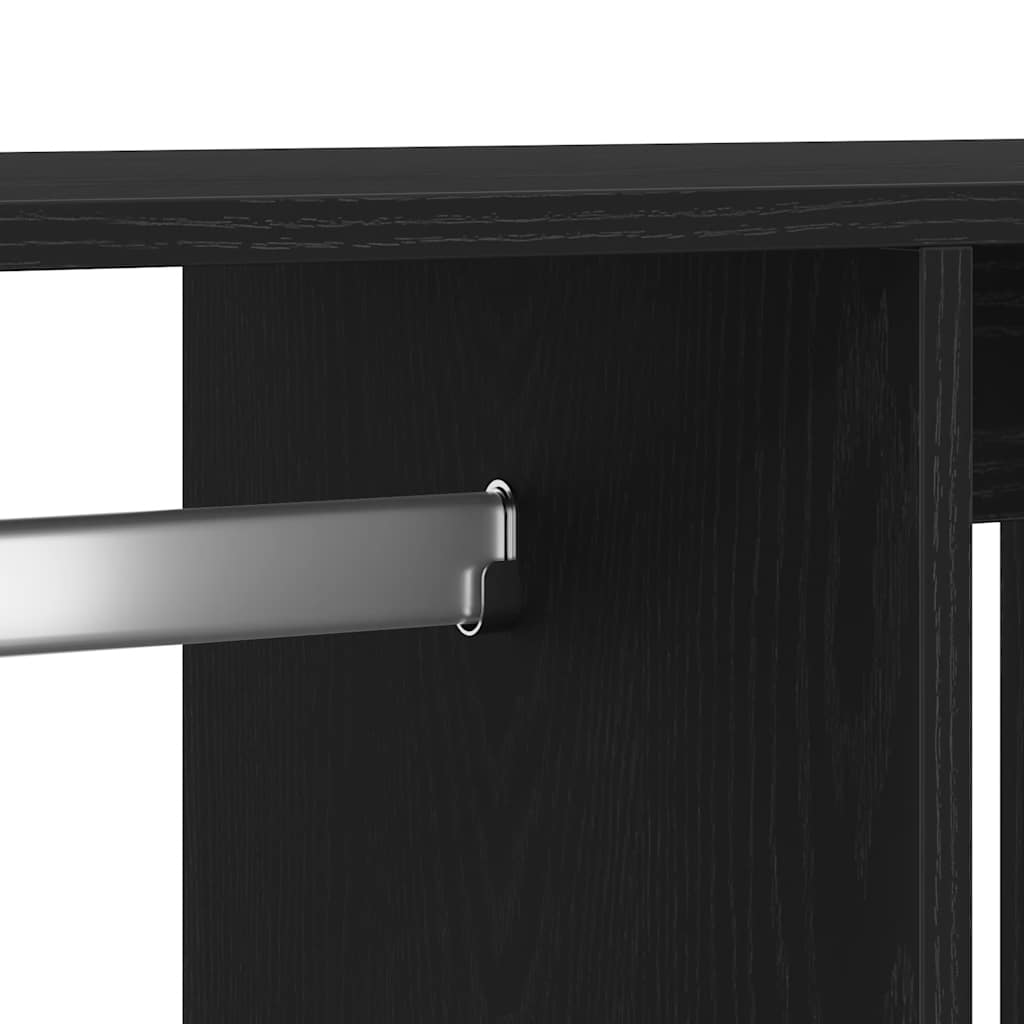 Kleiderschrank Schwarze Eiche 80 x 40 x 110 cm Holzwerkstoff