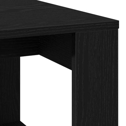 Couchtisch Schwarz Eichen-Optik 102 x 50 x 35 cm Holzwerkstoff