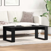 Couchtisch Schwarz Eichen-Optik 102 x 50 x 35 cm Holzwerkstoff