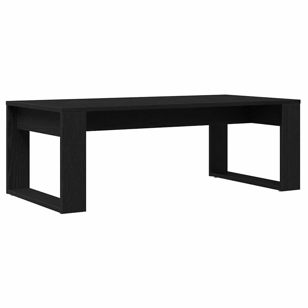 Couchtisch Schwarz Eichen-Optik 102 x 50 x 35 cm Holzwerkstoff