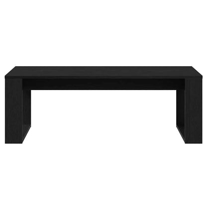 Couchtisch Schwarz Eichen-Optik 102 x 50 x 35 cm Holzwerkstoff