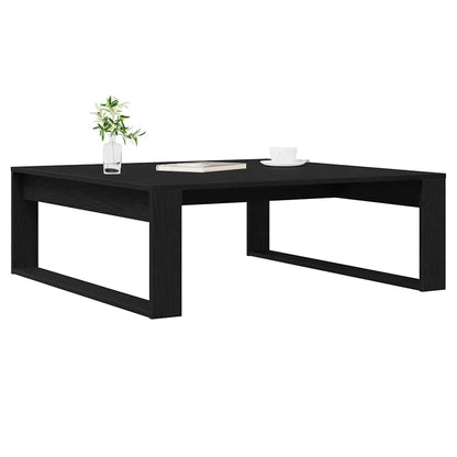 Couchtisch Schwarz Eichen-Optik 100 x 100 x 35 cm Holzwerkstoff