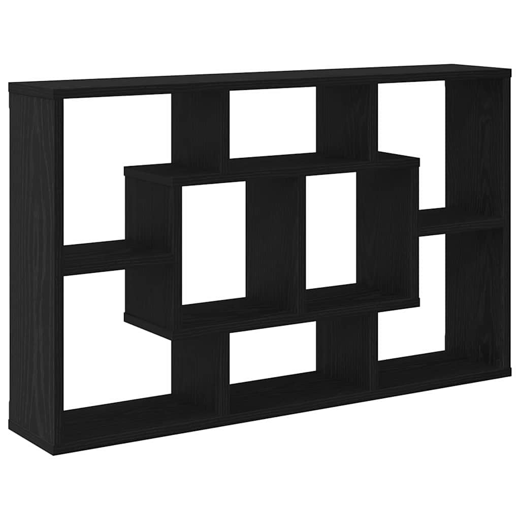Wandregal Schwarze Eiche 85 x 16 x 52,5 cm Holzwerkstoff