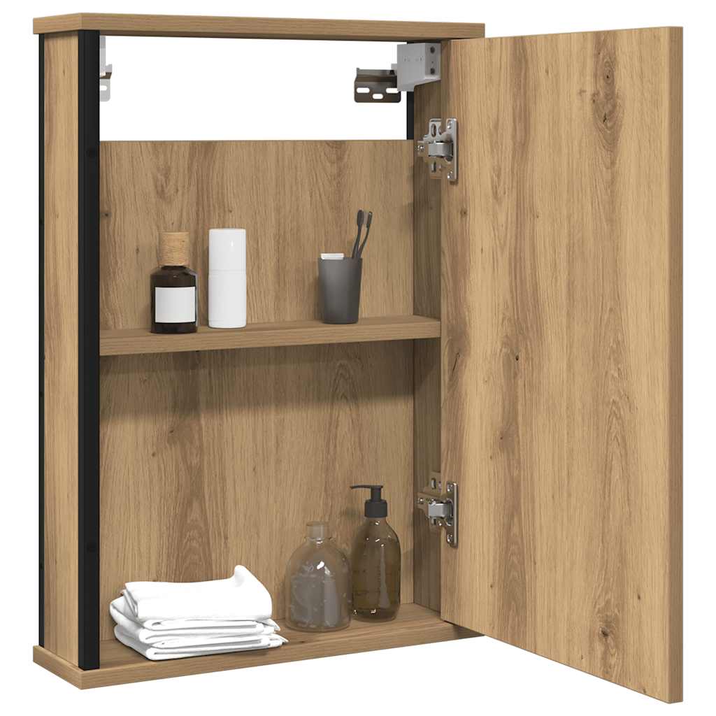 Bad-Spiegelschrank Artisan-Eiche 42x12x60 cm Holzwerkstoff