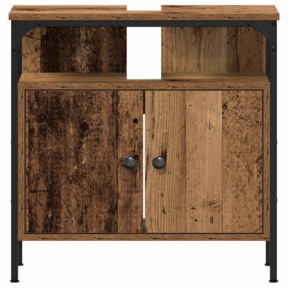 Waschbeckenunterschrank Altholz-Optik 60x30x60 cm Holzwerkstoff
