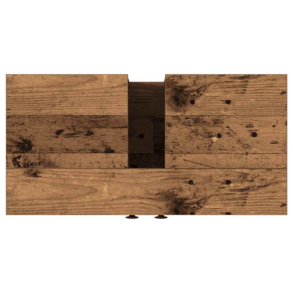 Waschbeckenunterschrank Altholz-Optik 60x30x60 cm Holzwerkstoff