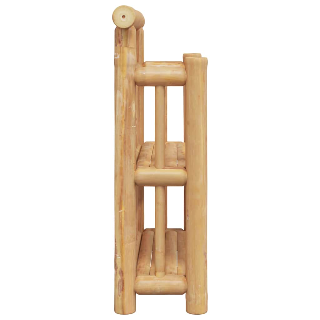 Wandregal mit Regal mit Speicher Braun 40 x 13 x 44 cm Bambus