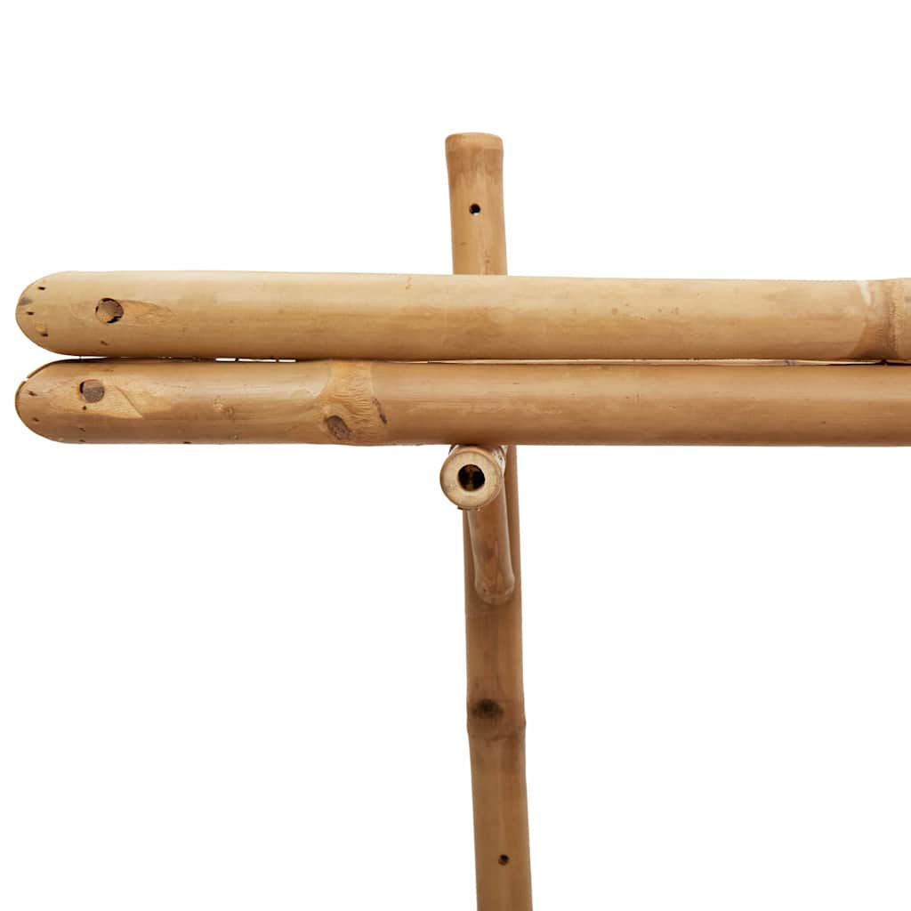 Wandregal mit Regal Wandmontiert Braun 100 x 26 x 60 cm Bambus