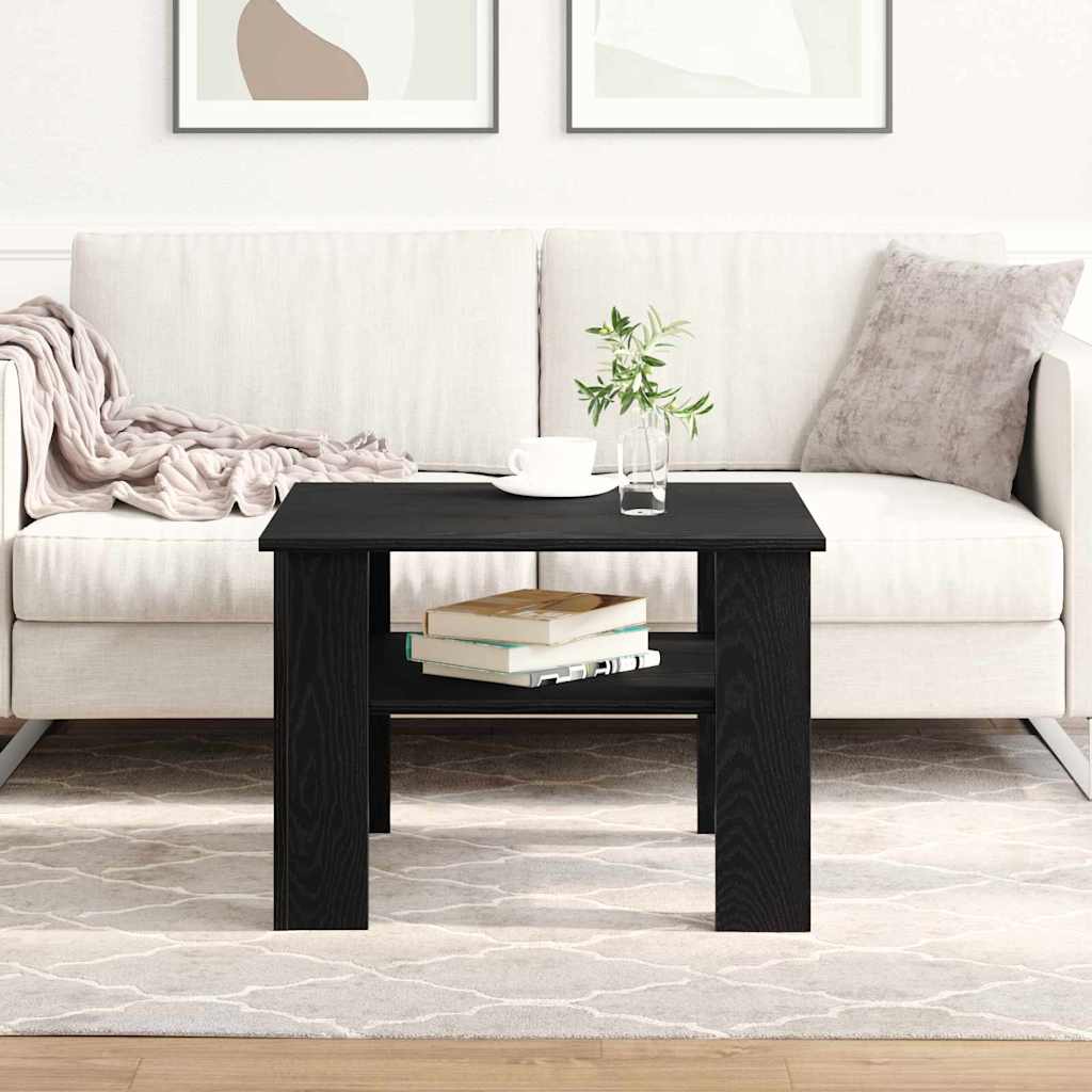 Couchtisch Schwarze Eiche 60 x 60 x 42 cm Holzwerkstoff