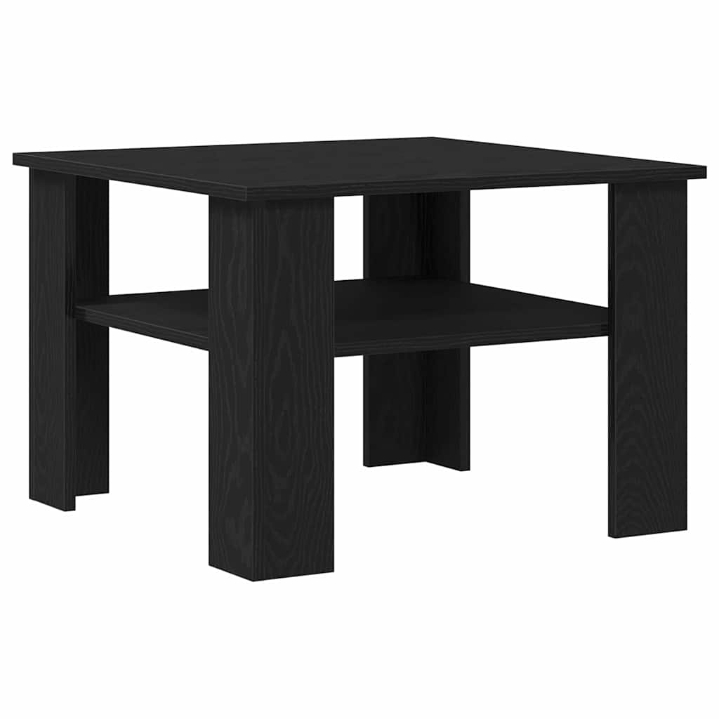 Couchtisch Schwarze Eiche 60 x 60 x 42 cm Holzwerkstoff