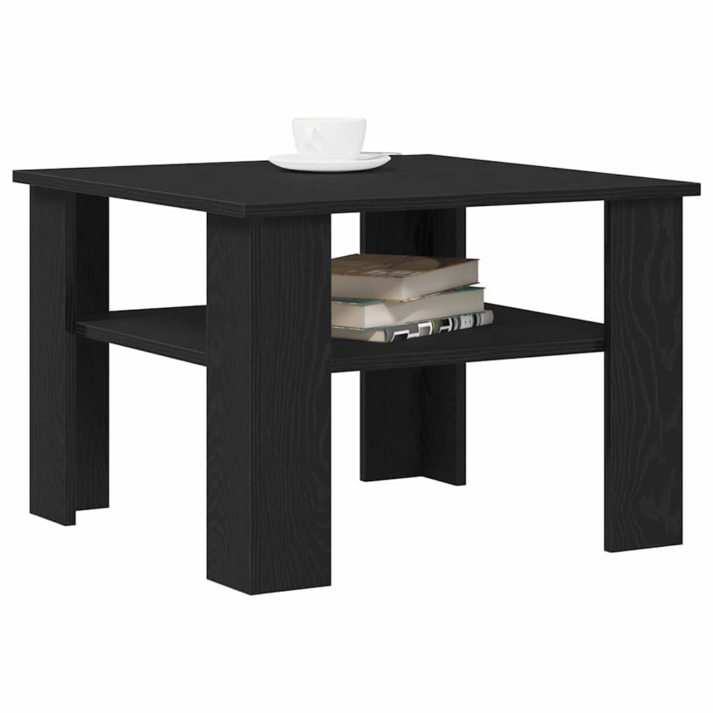 Couchtisch Schwarze Eiche 60 x 60 x 42 cm Holzwerkstoff