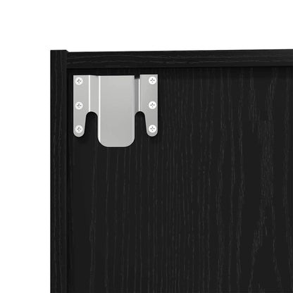 Bücherregal Schwarze Eiche 143 x 30 x 36 cm Holzwerkstoff