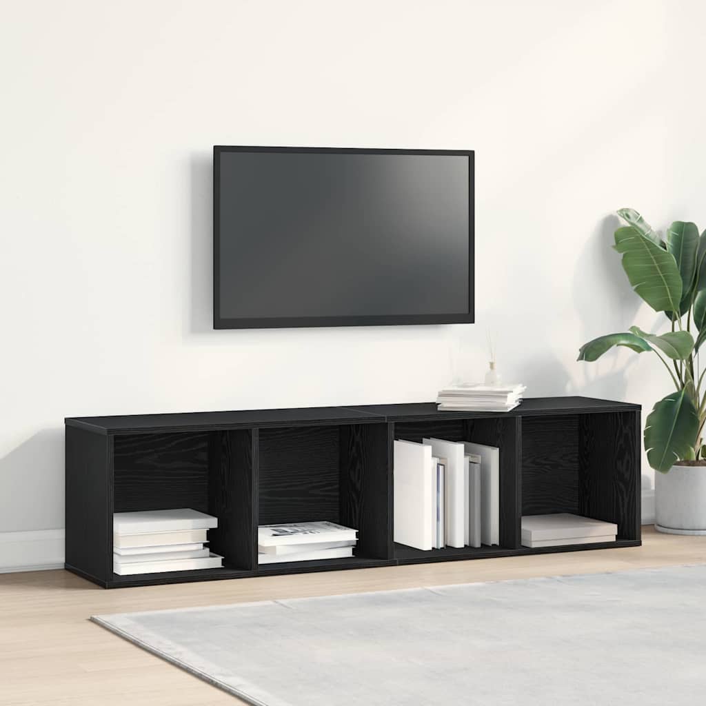 Bücherregal Schwarze Eiche 143 x 30 x 36 cm Holzwerkstoff