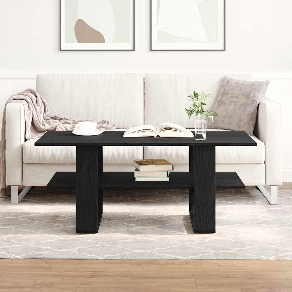 Couchtisch Schwarze Eiche 102 x 55 x 42 cm Holzwerkstoff
