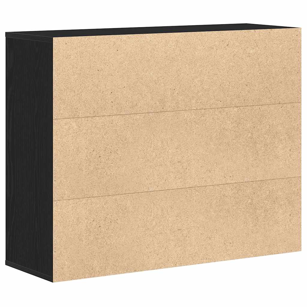 Sideboard Schwarze Eiche 88x30x70 cm Holzwerkstoff