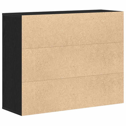 Sideboard Schwarze Eiche 88x30x70 cm Holzwerkstoff