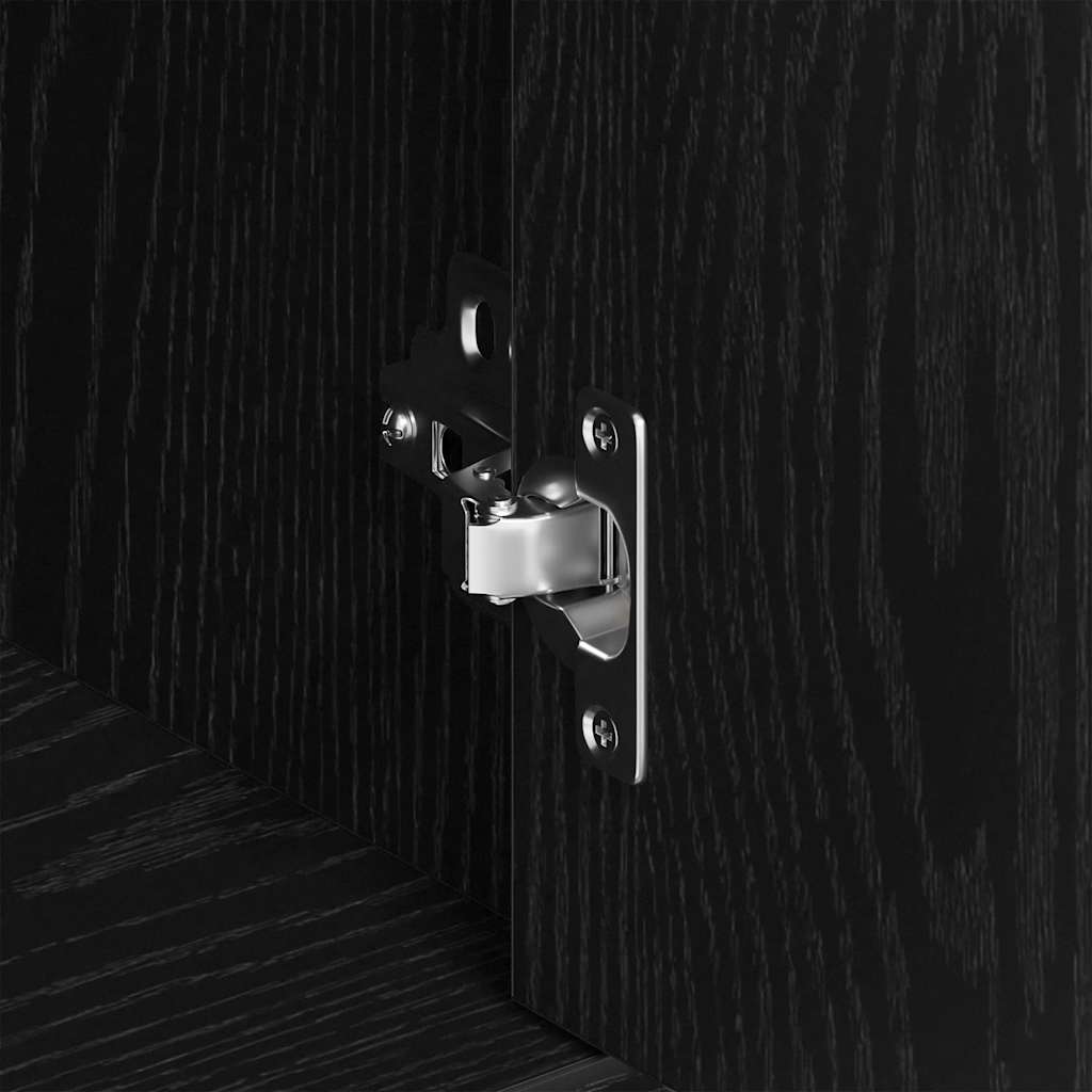 Sideboard Schwarze Eiche 88x30x70 cm Holzwerkstoff