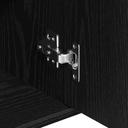 Sideboard Schwarze Eiche 88x30x70 cm Holzwerkstoff