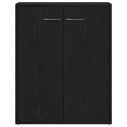 Sideboard Schwarze Eiche 60x30x75 cm Holzwerkstoff