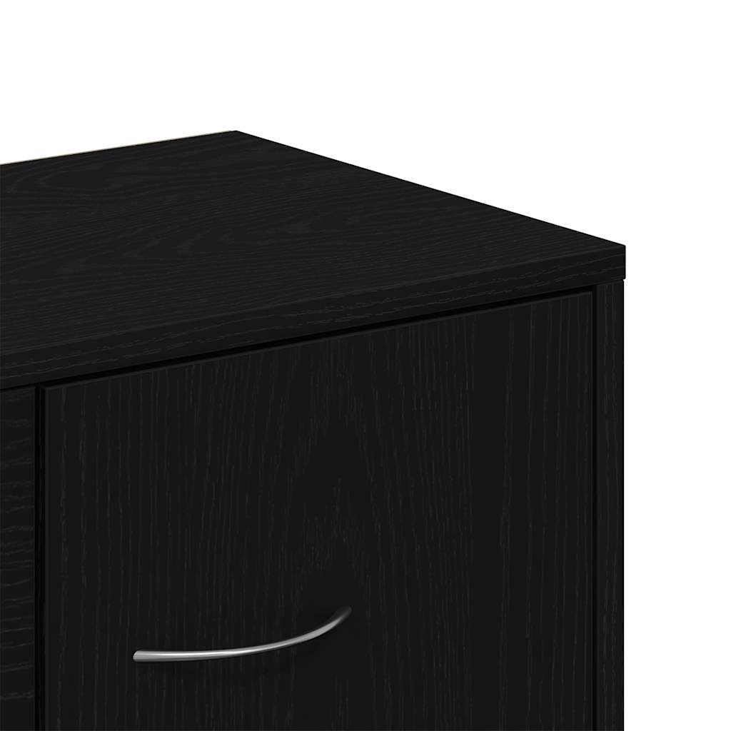 Sideboard Schwarze Eiche 60x30x75 cm Holzwerkstoff