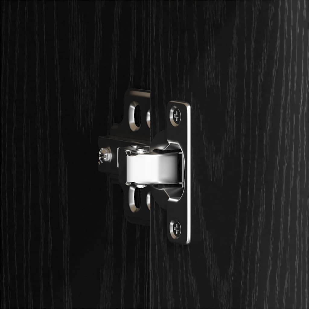 Sideboard Schwarze Eiche 60x30x75 cm Holzwerkstoff