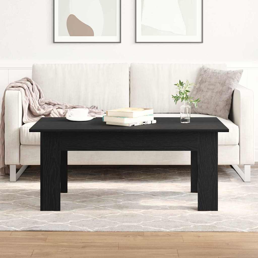 Couchtisch Schwarz Eichen-Optik 100 x 60 x 42 cm Holzwerkstoff