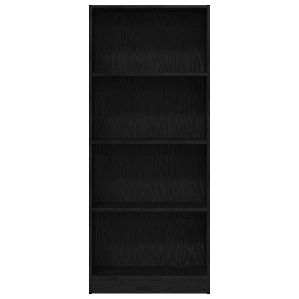 Bücherregal Schwarze Eiche 60 x 24 x 143 cm Holzwerkstoff