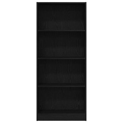 Bücherregal Schwarze Eiche 60 x 24 x 143 cm Holzwerkstoff