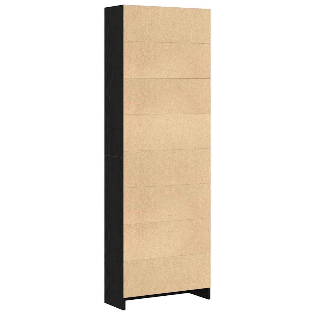 Bücherregal Schwarze Eiche 60 x 24 x 176 cm Holzwerkstoff