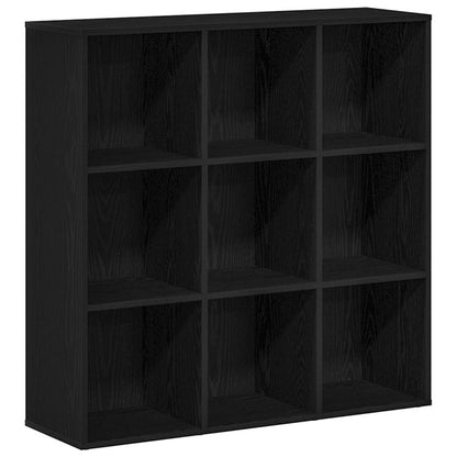 Bücherregal Eiche Schwarz 98x29x97,5 cm Holzwerkstoff