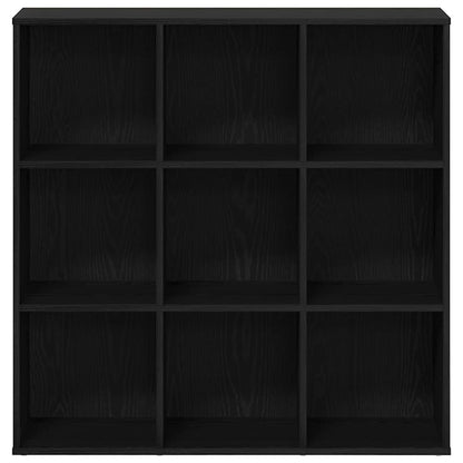 Bücherregal Eiche Schwarz 98x29x97,5 cm Holzwerkstoff
