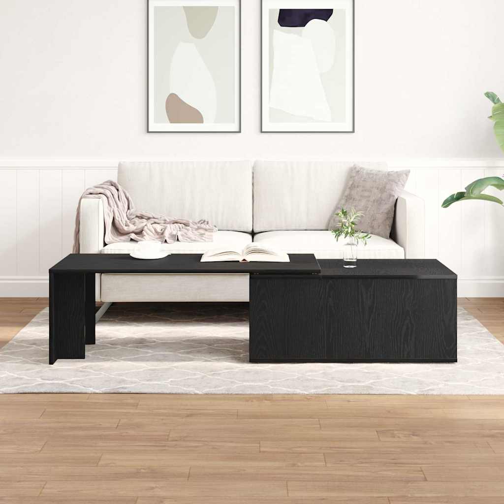 Couchtisch Schwarze Eiche 150 x 50 x 35 cm Holzwerkstoff