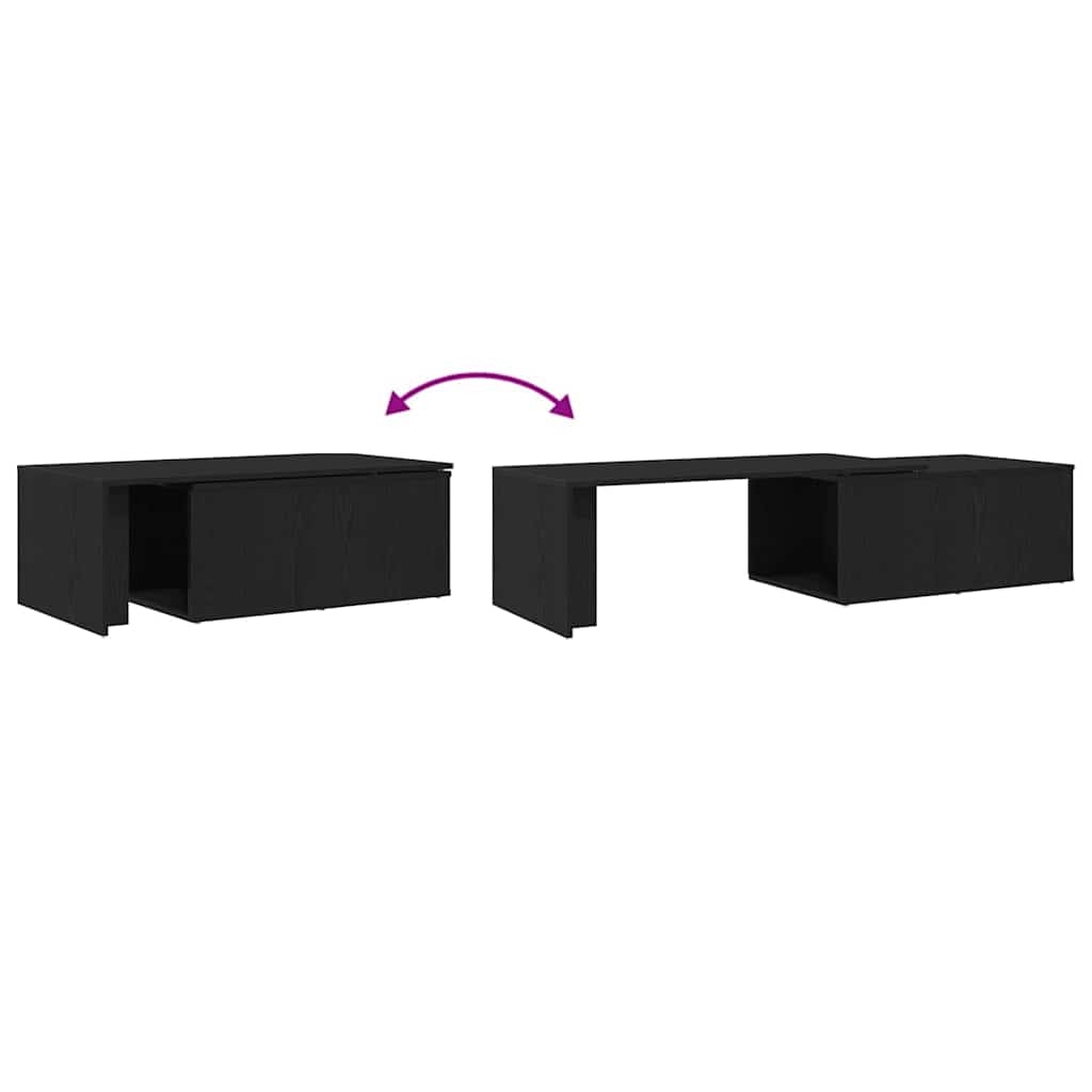 Couchtisch Schwarze Eiche 150 x 50 x 35 cm Holzwerkstoff