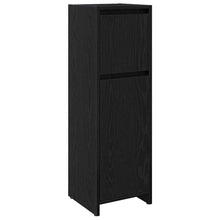 Badezimmerschrank Schwarze Eiche 30 x 30 x 95 cm Holzwerkstoff