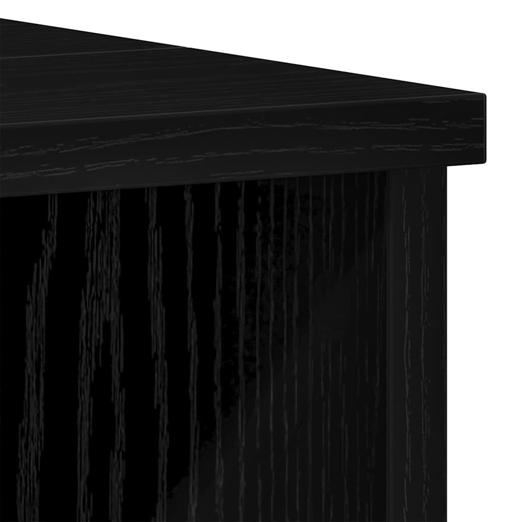 Badezimmerschrank Schwarze Eiche 60 x 32 x 54 cm Holzwerkstoff