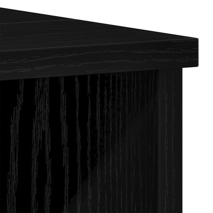 Badezimmerschrank Schwarze Eiche 60 x 32 x 54 cm Holzwerkstoff