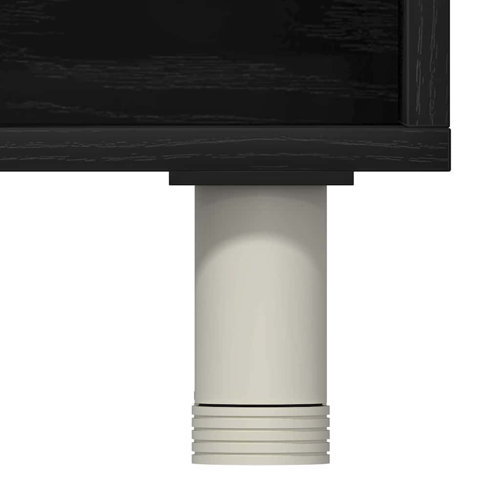 Badezimmerschrank Schwarze Eiche 60 x 32 x 54 cm Holzwerkstoff