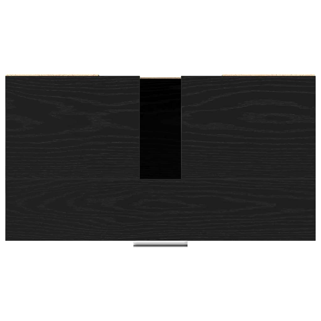 Badezimmerschrank Schwarze Eiche 60 x 32 x 54 cm Holzwerkstoff