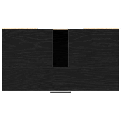 Badezimmerschrank Schwarze Eiche 60 x 32 x 54 cm Holzwerkstoff