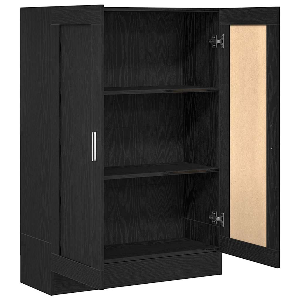 Bücherregal Schwarze Eiche 82,5 x 30,5 x 115 cm Holzwerkstoff