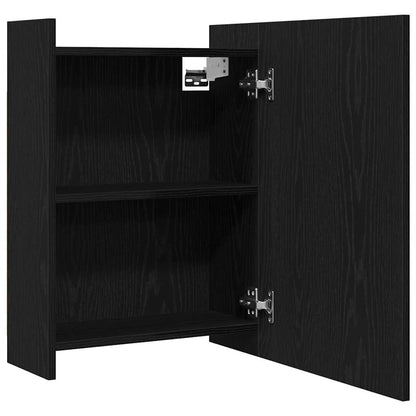 Badezimmer-Spiegelschrank Schwarze Eiche 62,5 x 20,5 x 64 cm